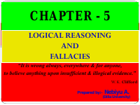 LOGIC CHAPTER-5 (Fallacies) - Short Version.pdf